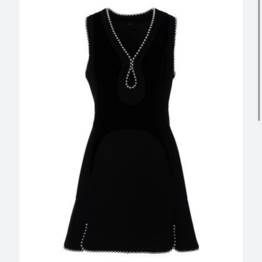 Alexander Wang black mini dress with metal studs size 0